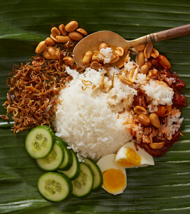 Nasi Lemak With Sambal