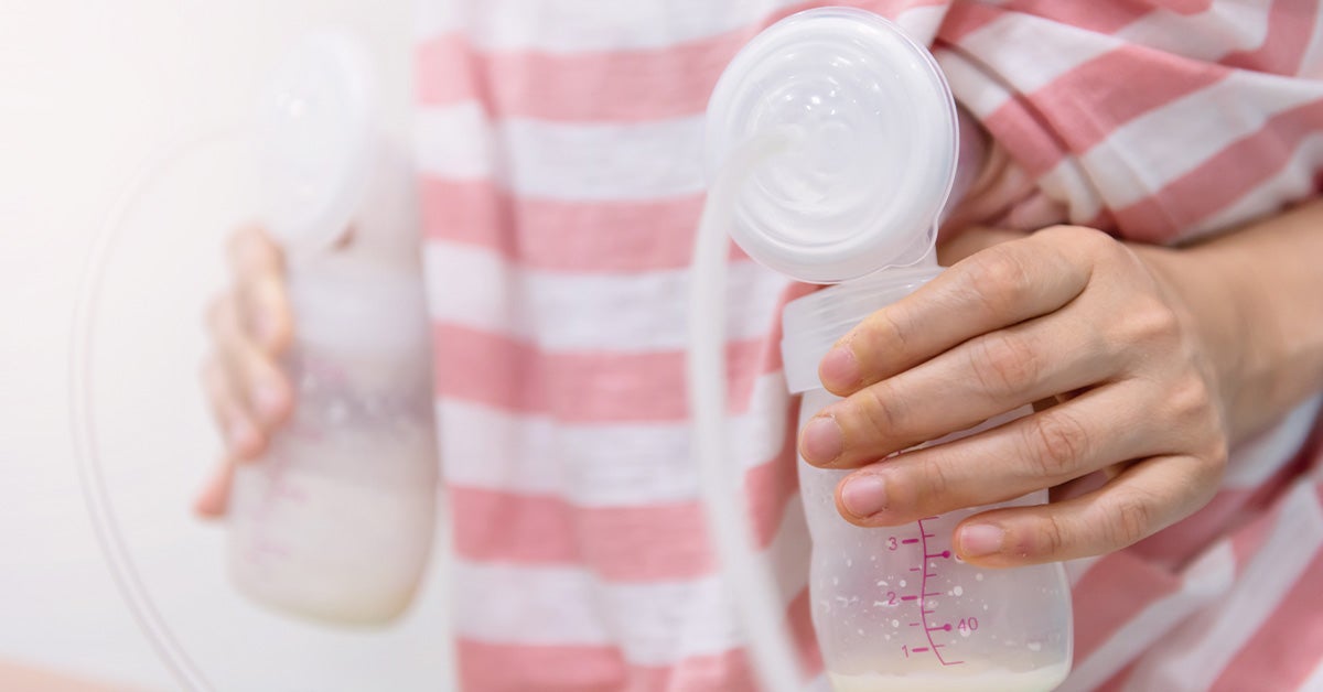 bottle feeding breast milk