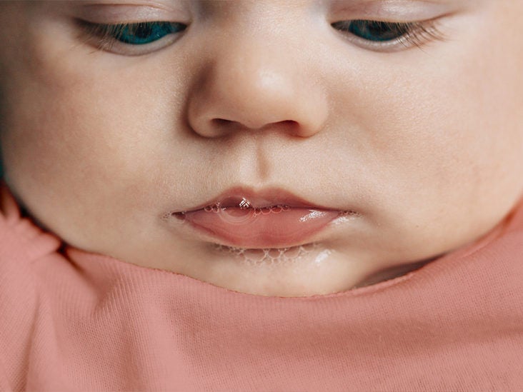 saliva in infants