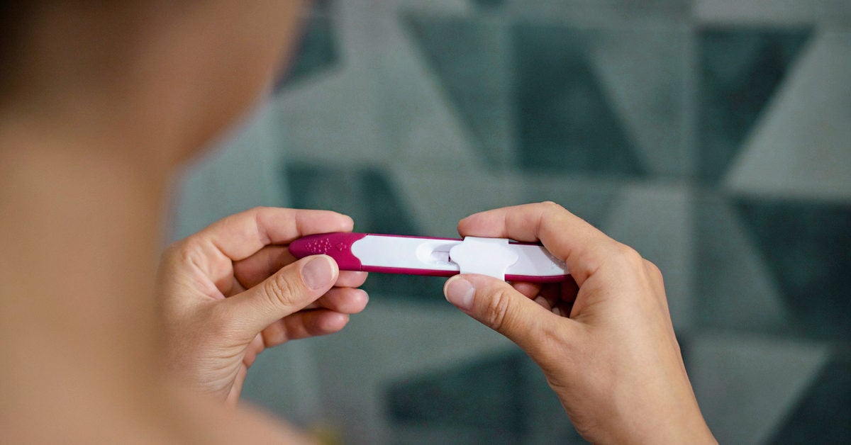 needle pregnancy test how does it work