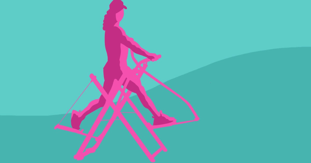 swinging exercise machine