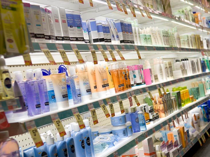 cosmetics and hair products