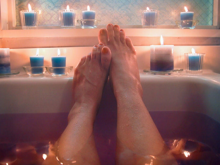 feet in bath