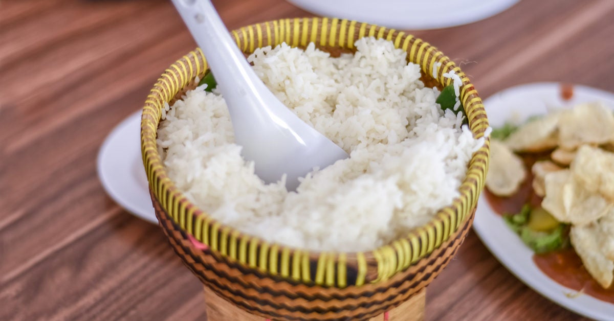 glutinous rice calories