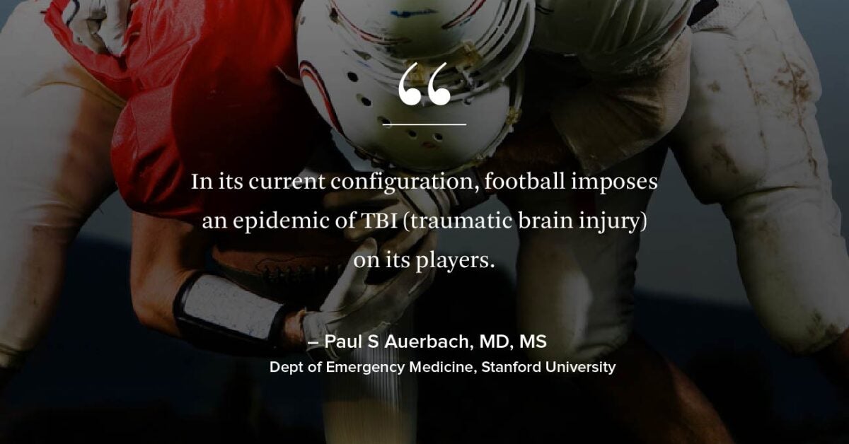 New Rules to Tackle Brain Injuries in Football