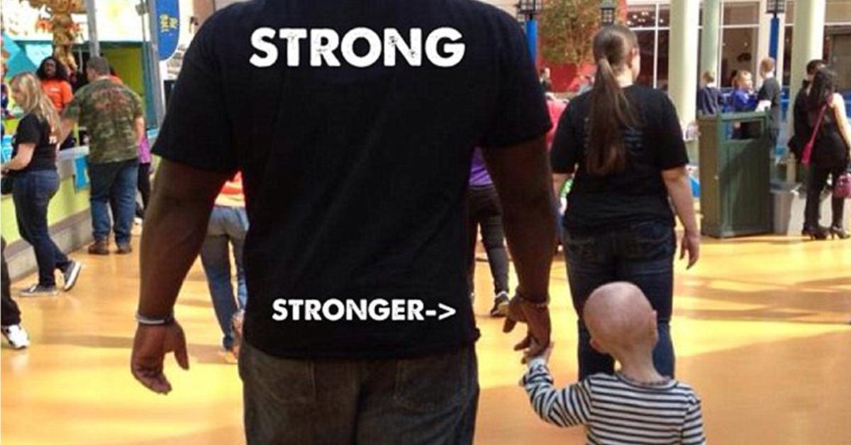 Powerlifter and Girl With Progeria Show What True Strength Is