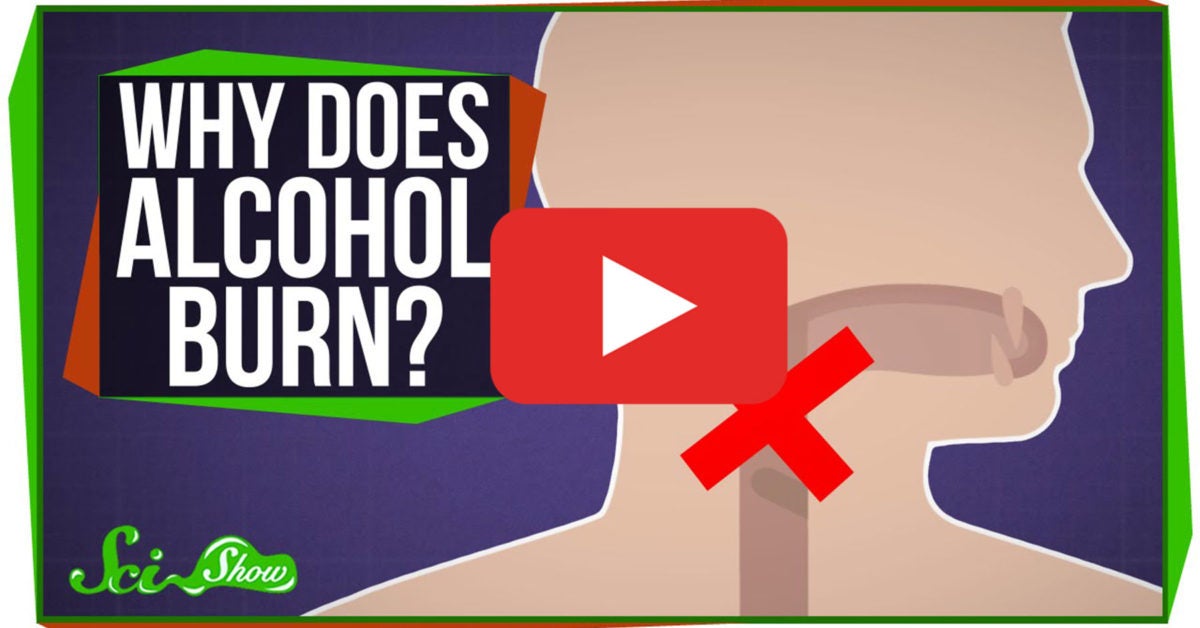 Why Does Alcohol Burn Going Down?