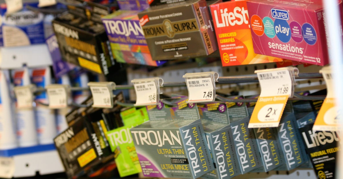 kinds of trojan condoms