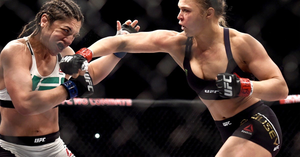 What is ronda rousey doing image