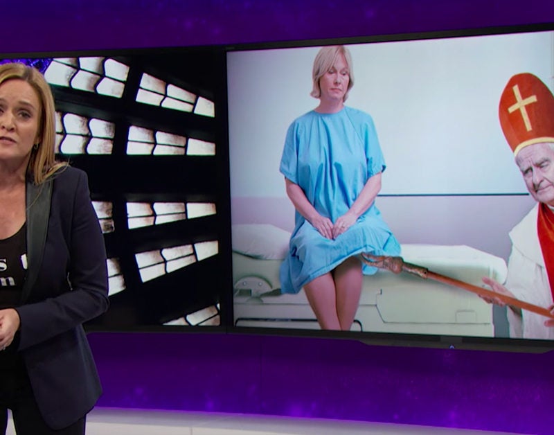 Samantha Bee Explains Catholic Hospitals� Seriously