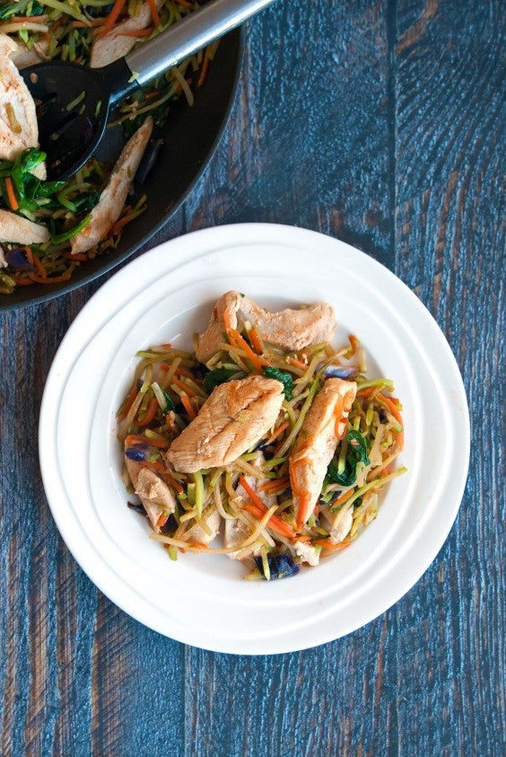 Healthy Dinner Recipes for Beginners: Sweet Sriracha Easy Chicken Stir-Fry by The Bewitchin' Kitchen