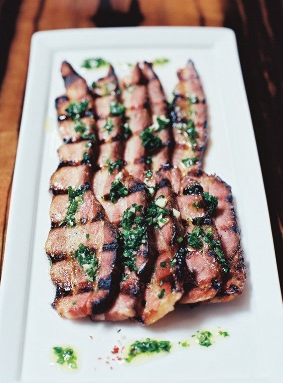 grilled bacon