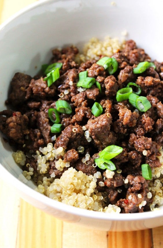 10. Korean Beef and Quinoa Bowl