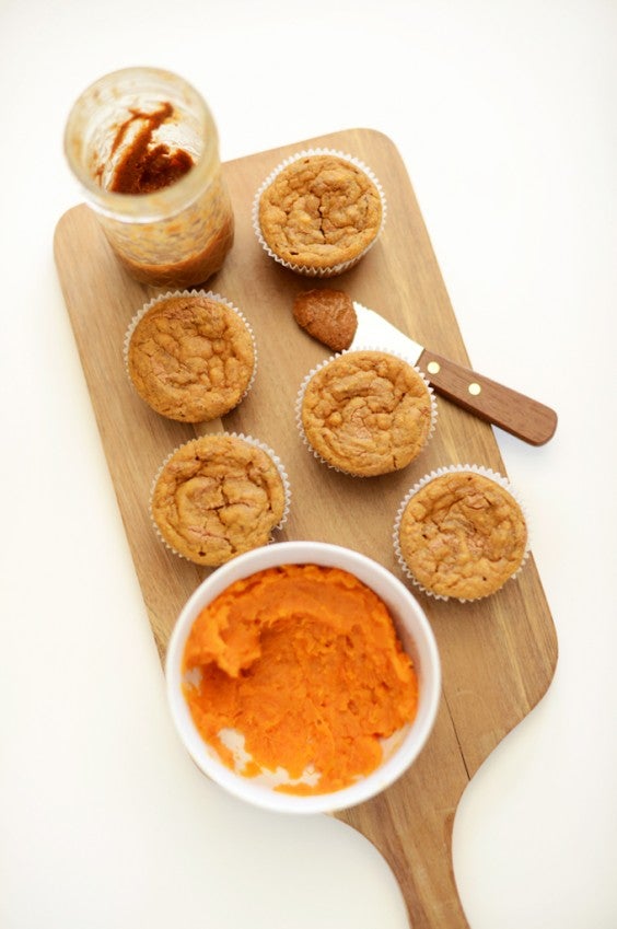 11. Sweet Potato Almond Butter Muffins