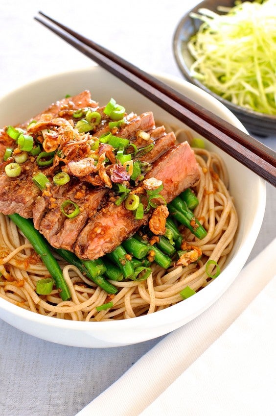 12. Soba With Green Beans and Beef