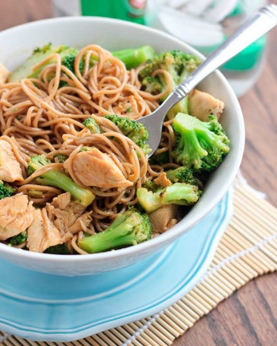 Healthy Dinner Recipes for Beginners: Chicken Soba Noodle Stir-Fry by Bake Your Day
