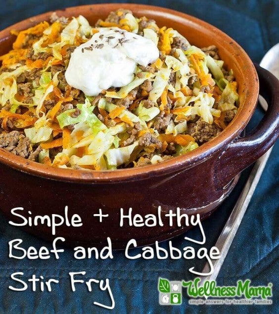 13. Beef and Cabbage Stir-Fry