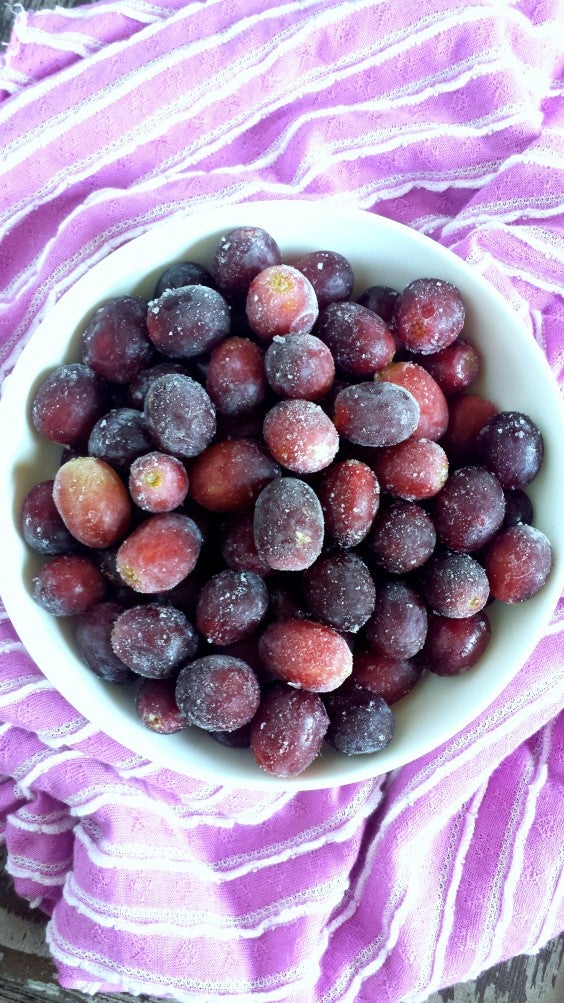 frozen grapes