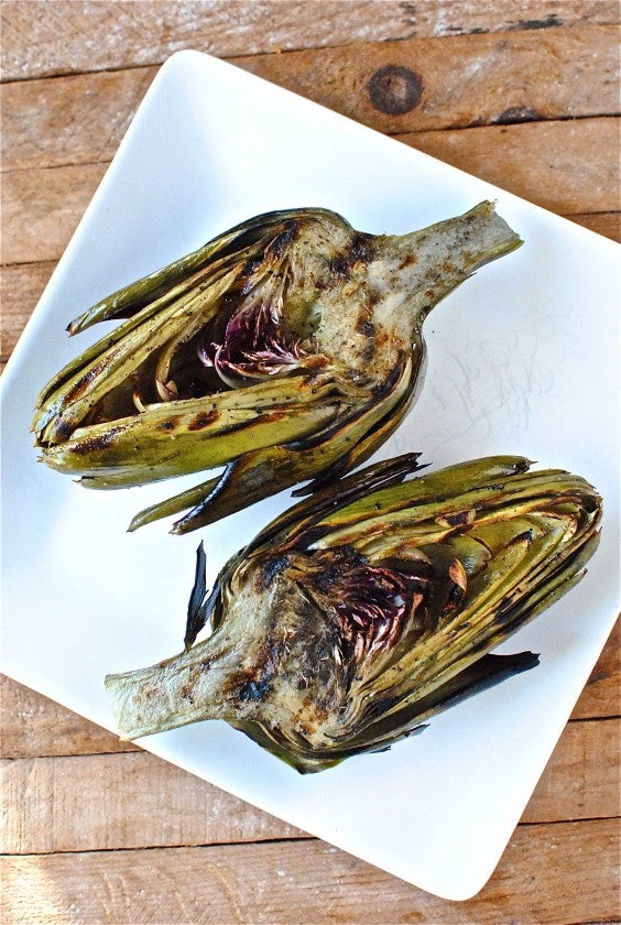 grilled artichokes
