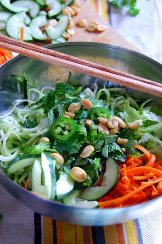 One Pot Meals: Vietnamese Zucchini Noodle Bowl