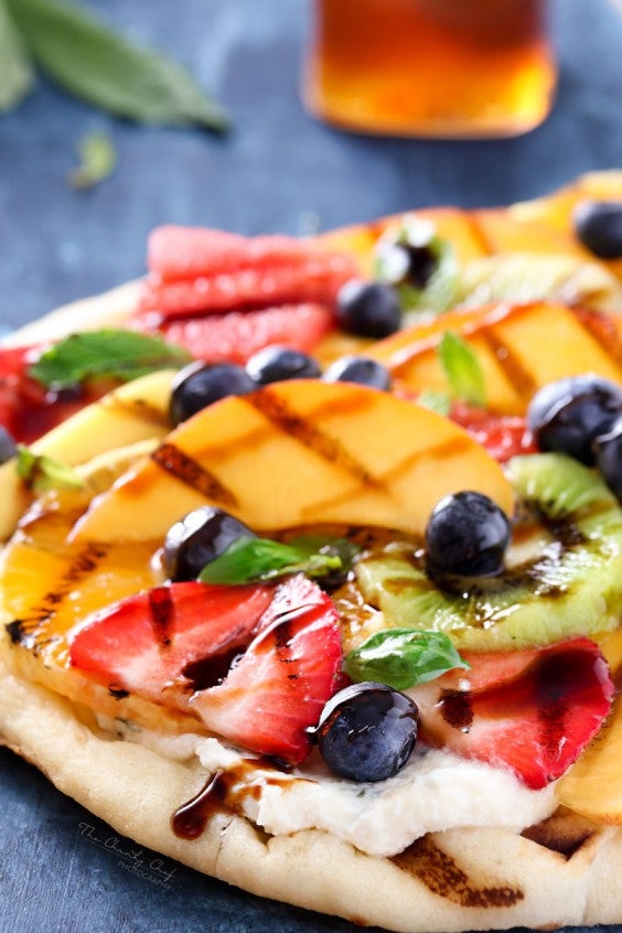 grilled fruit pizza