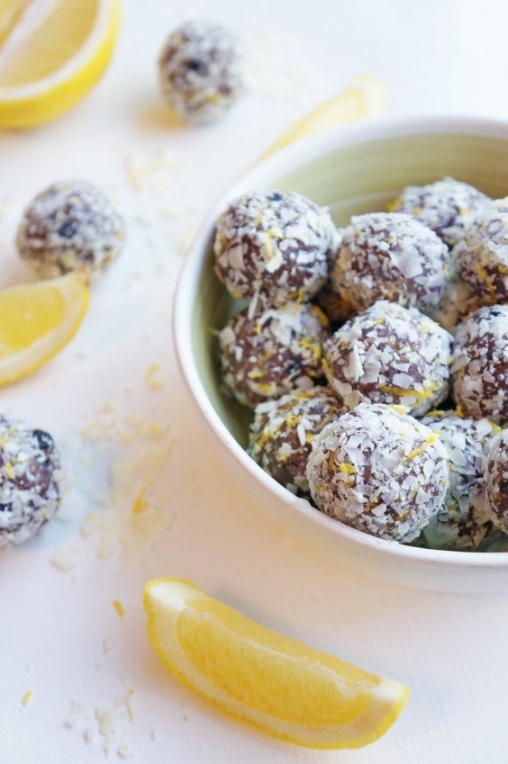 blueberry protein balls