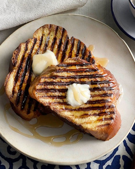 grilled vanilla french toast