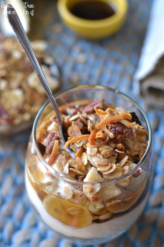 2. Banana Maple Yogurt Parfait