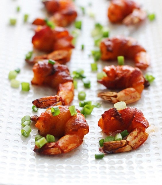 bacon wrapped buffalo shrimp