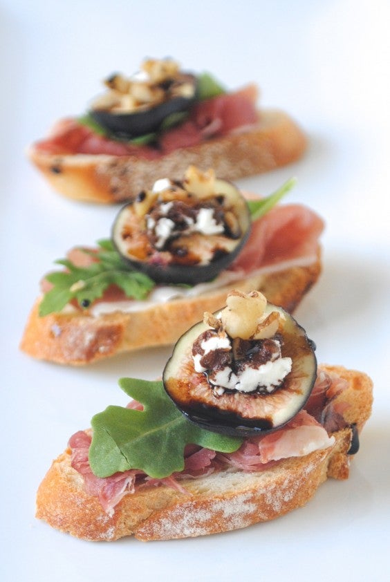 Fig and Prosciutto Crostini