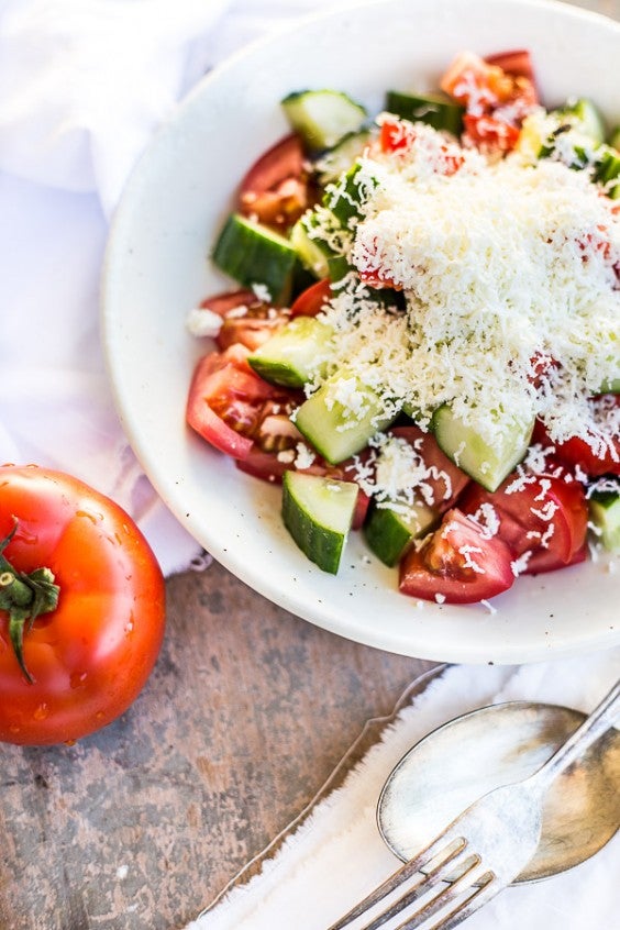 Bulgarian Shopska Salad