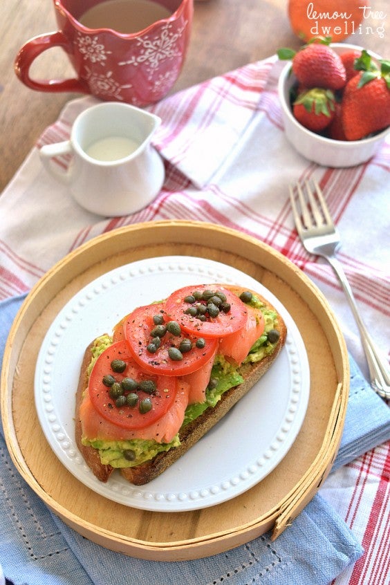 3. Lox Avocado Toast