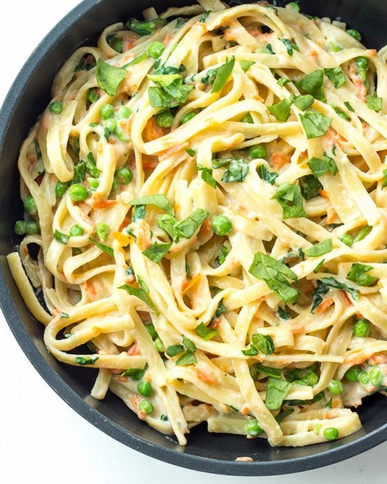 Healthy Dinner Recipes for Beginners: One-Pot Pasta Primavera by The Recipe Rebel