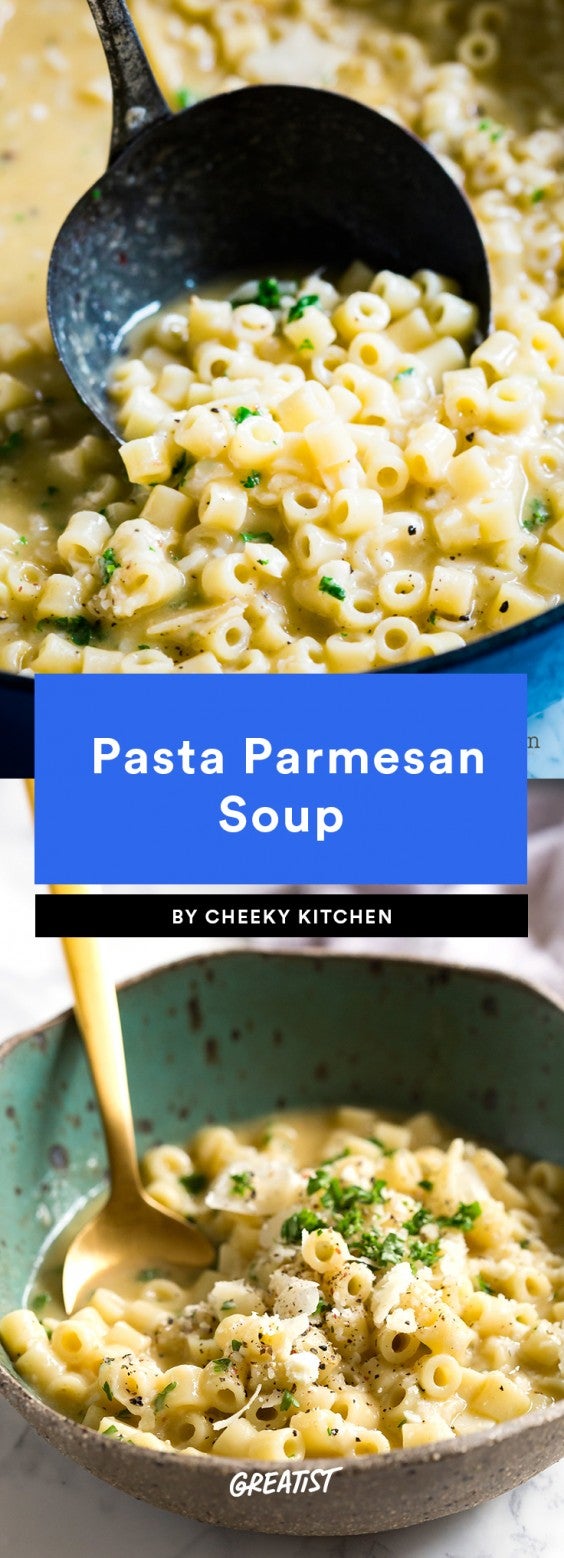 5 Ingredient Soup: Pasta Parmesan