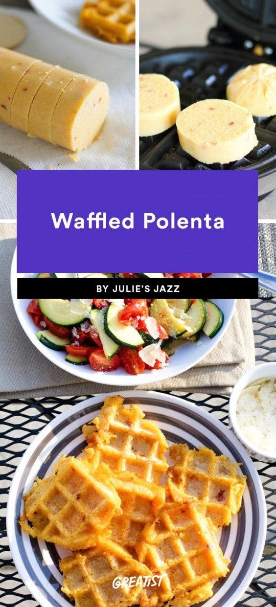 Waffled Polenta