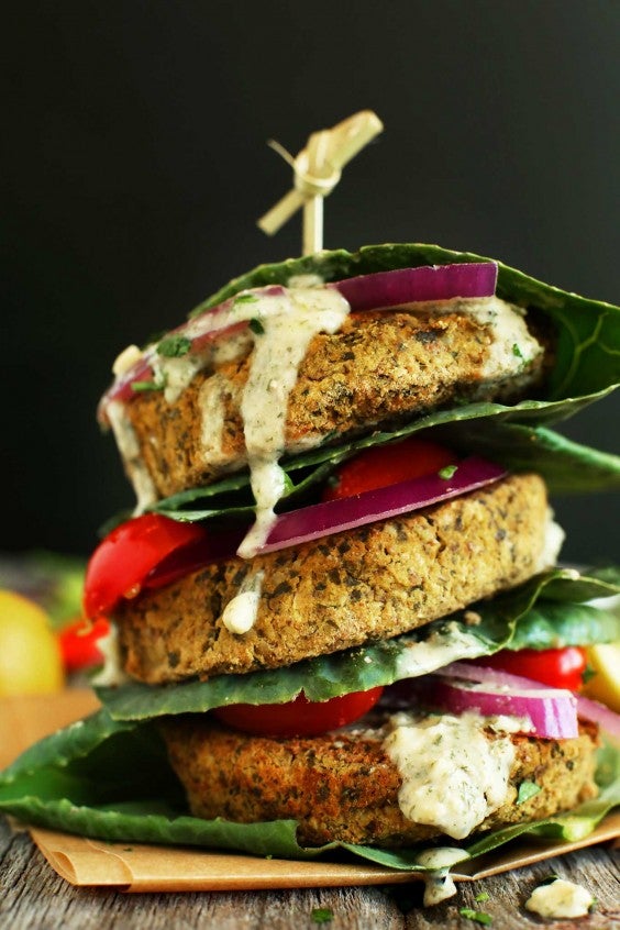 Dinner Recipes: Baked Falafel Chimichurri