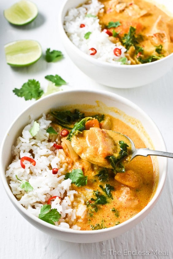 6. Thai Chicken Curry
