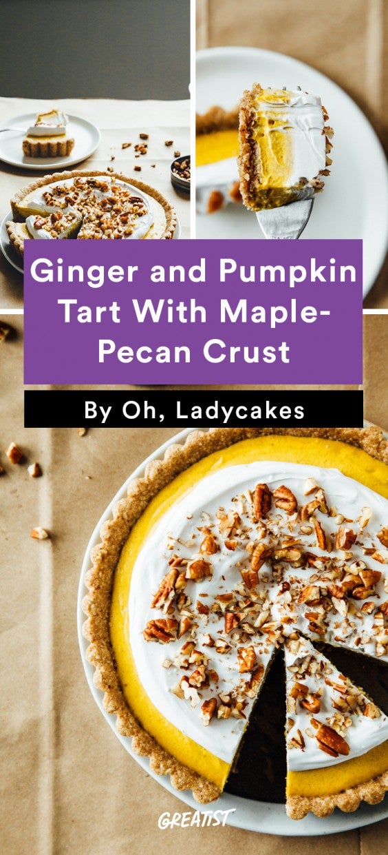 gluten free thanksgiving: Ginger and Pumpkin Tart