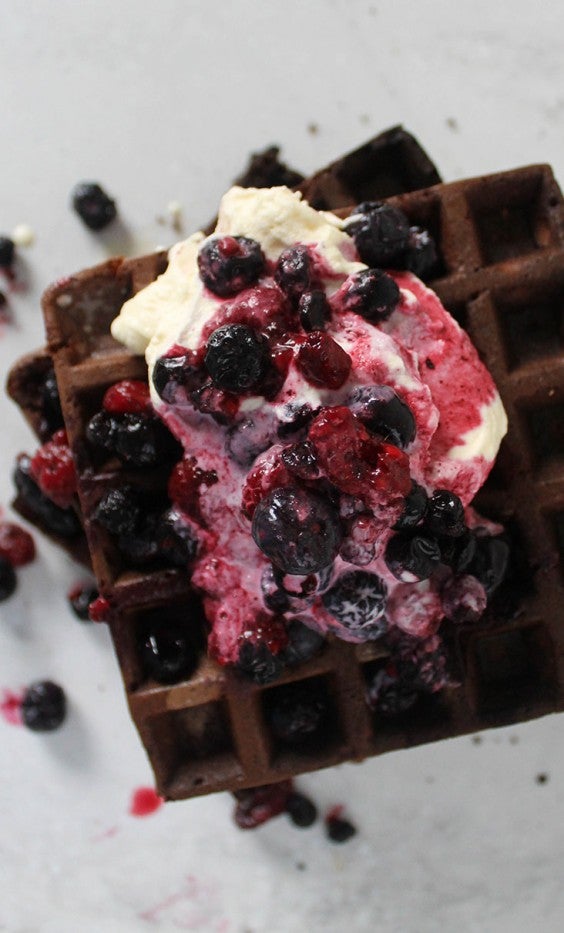 Paleo Chocolate Waffles