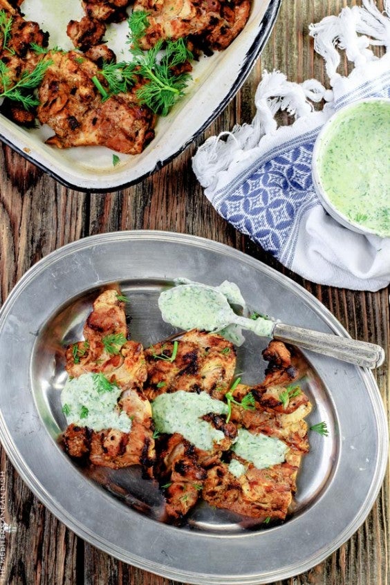 Dinner Recipes: Easy Chicken Gyros With Tzatziki Sauce