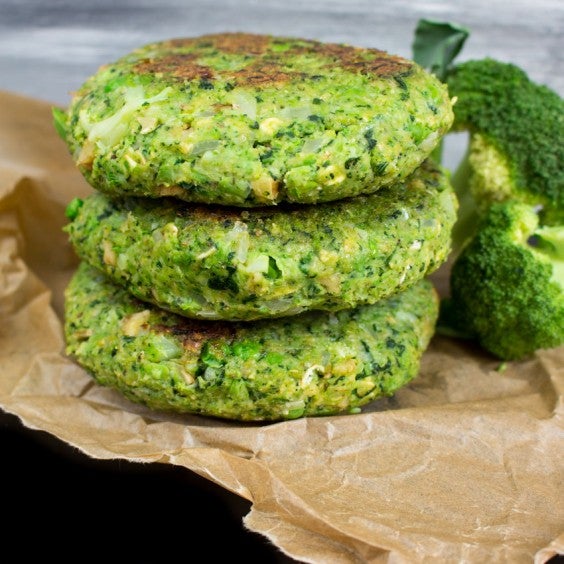 Greens Recipe: Green Monster Veggie Burger