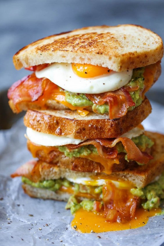 8. Guacamole Breakfast Sandwiches