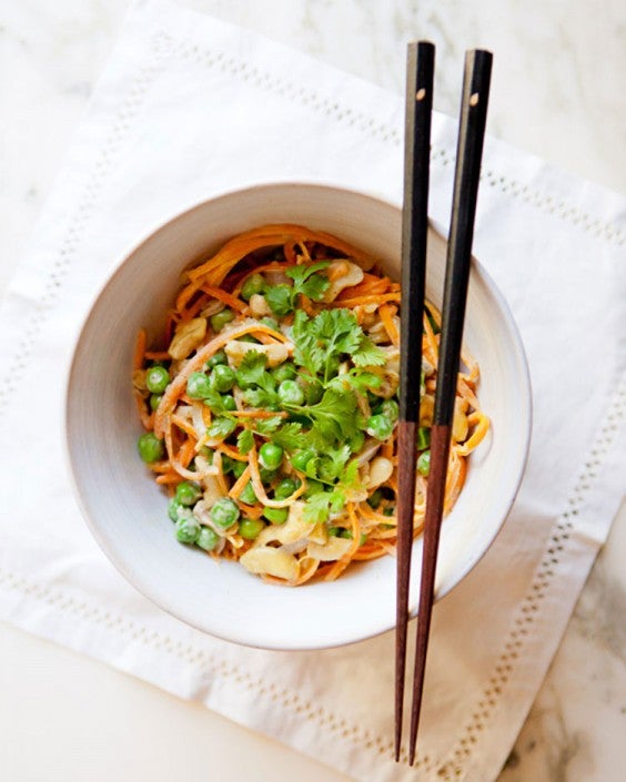 Thai Green Curry and Sweet Potato Noodle Bowl
