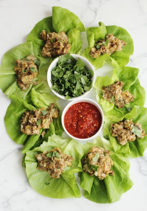 8. Lentil and Tempeh Lettuce Wraps