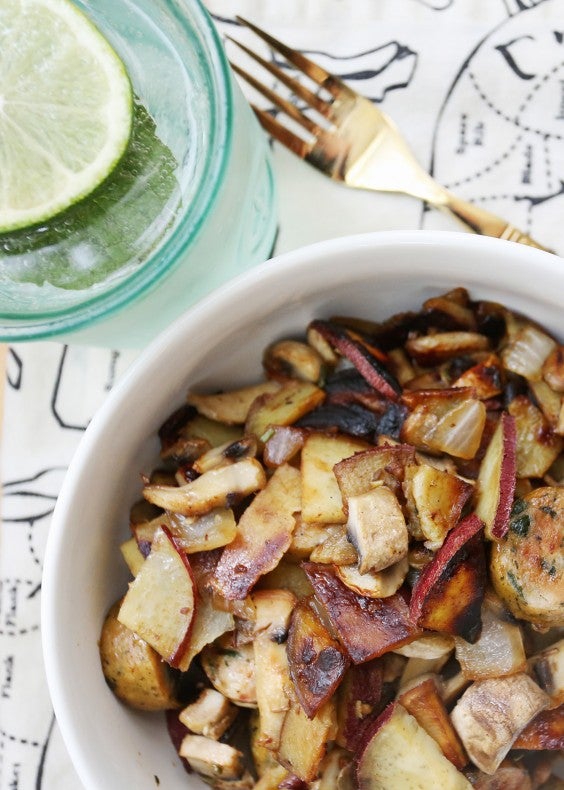 7. Sausage, Potato, and Mushroom Skillet