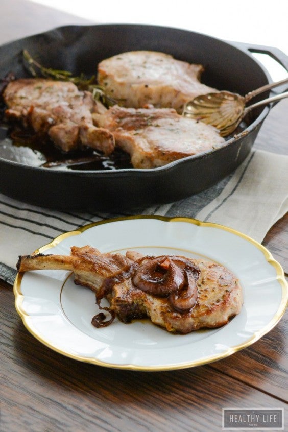 13. Balsamic Roasted Pork Chops