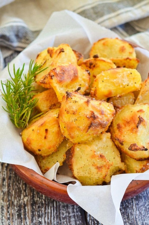 13. No-Oil Crispy Roasted Potatoes