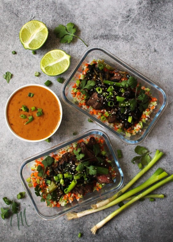 7. Meal-Prep Vietnamese Beef and Riced Veggies