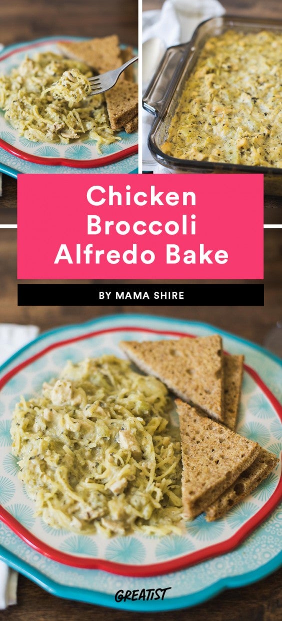 Chicken Broccoli Alfredo Bake