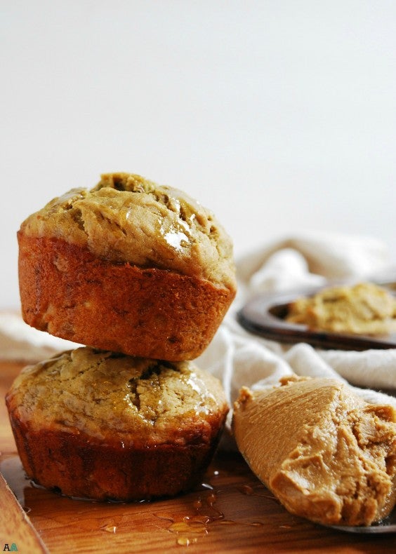 4. Sunbutter, Honey, and Banana Muffins